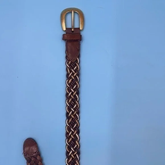 Genuine Leather Braided Belt - Picture 4 of 5